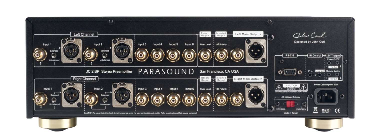 Verstärker Phono Vorverstärker Parasound JC3+ / JC2 BP im Test, Bild 11