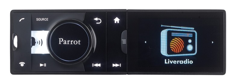 Radio mal anders: Parrot Asteroid, Bild 1 1-DIN-Autoradios Parrot Asteroid im Test, Bild 1
