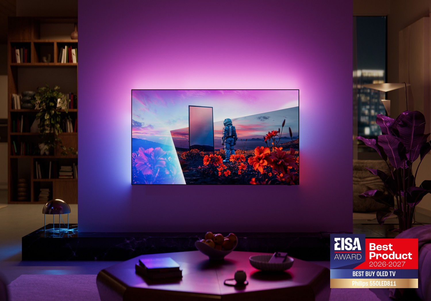 Ein OLED für alles: Philips 55OLED811, Bild 2 Fernseher Ultra HD und 8K Philips 55OLED811 im Test, Bild 2