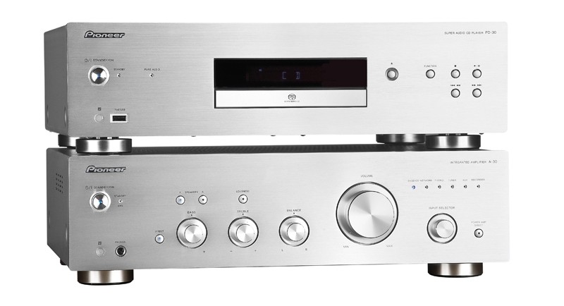 Systemtest: Pioneer A-30, Pioneer PD-30, Bild 1 Vollverstärker Pioneer A-30, Pioneer PD-30 im Test , Bild 1