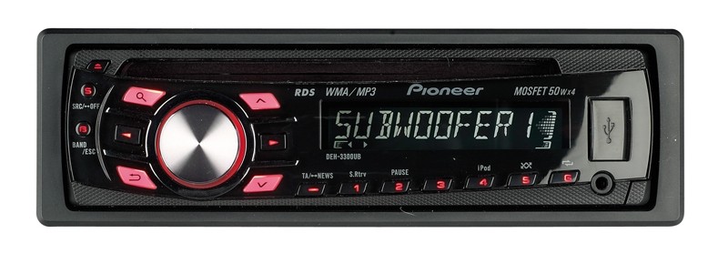 1-DIN-Autoradios Pioneer DEH-3300UB im Test, Bild 13