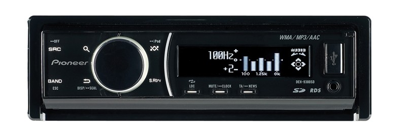 1-DIN-Autoradios Pioneer DEH-9300SD im Test, Bild 1