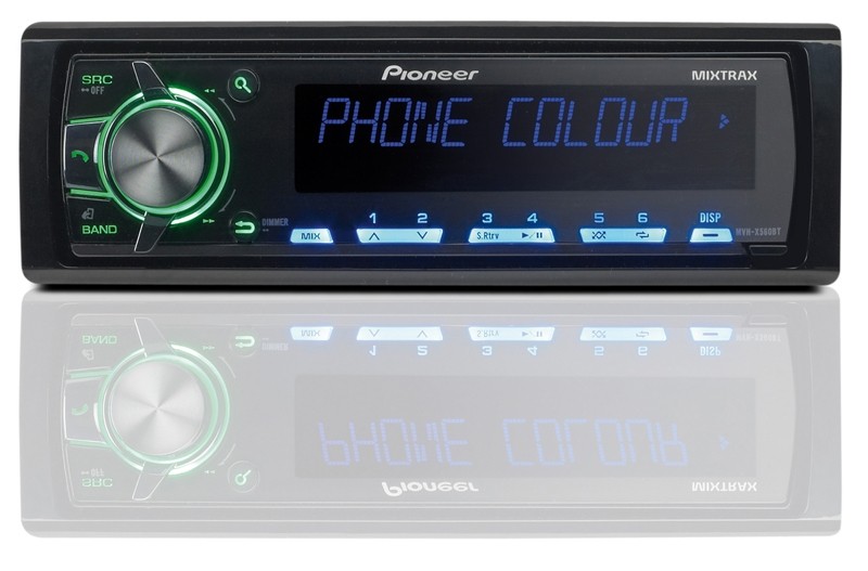In der Kürze liegt die Würze: Pioneer MVH-X560BT, Bild 1 1-DIN-Autoradios Pioneer MVH-X560BT im Test, Bild 1