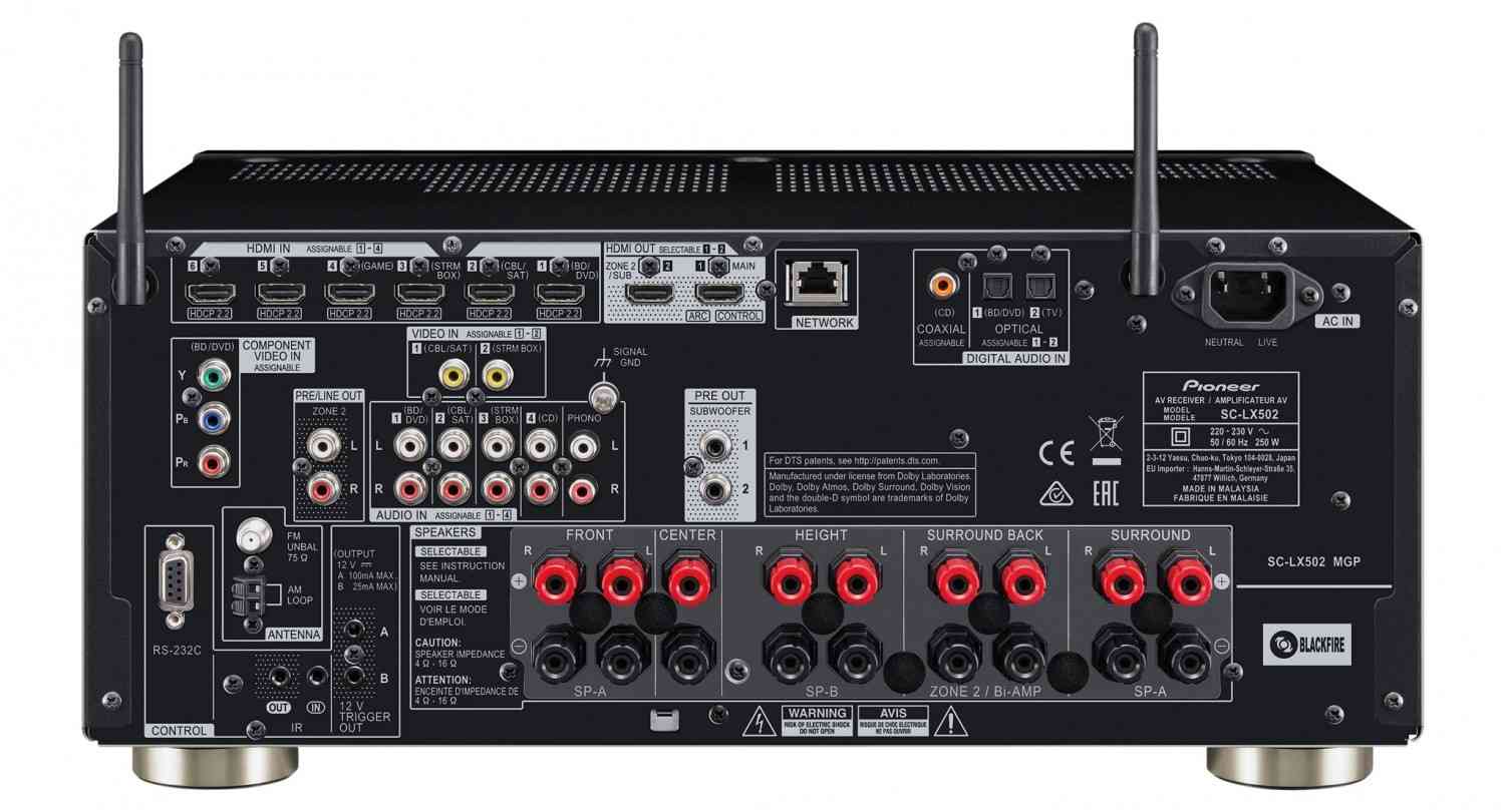 AV-Receiver Pioneer SC-LX502 im Test, Bild 2