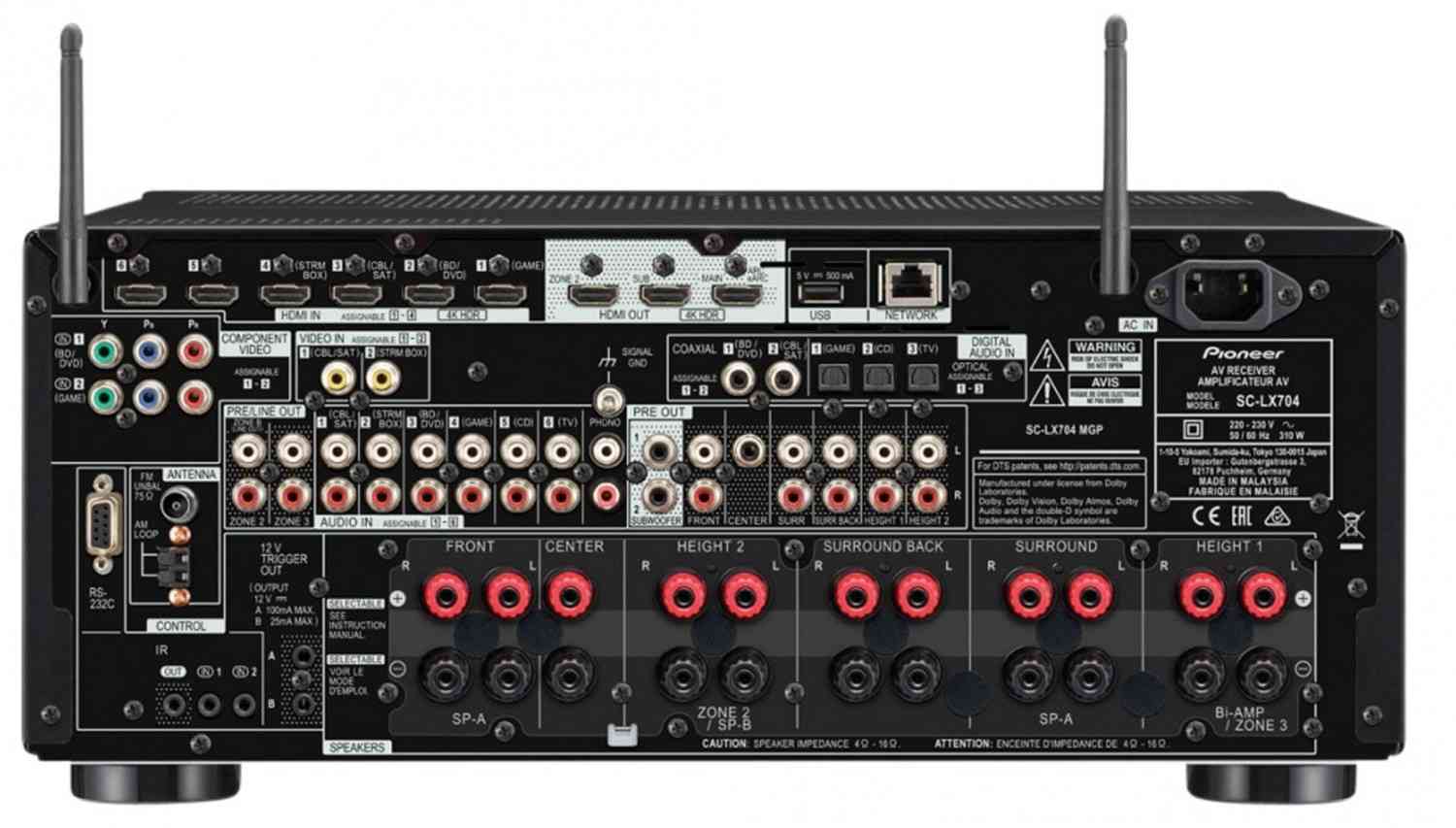 AV-Receiver Pioneer SC-LX704 im Test, Bild 2