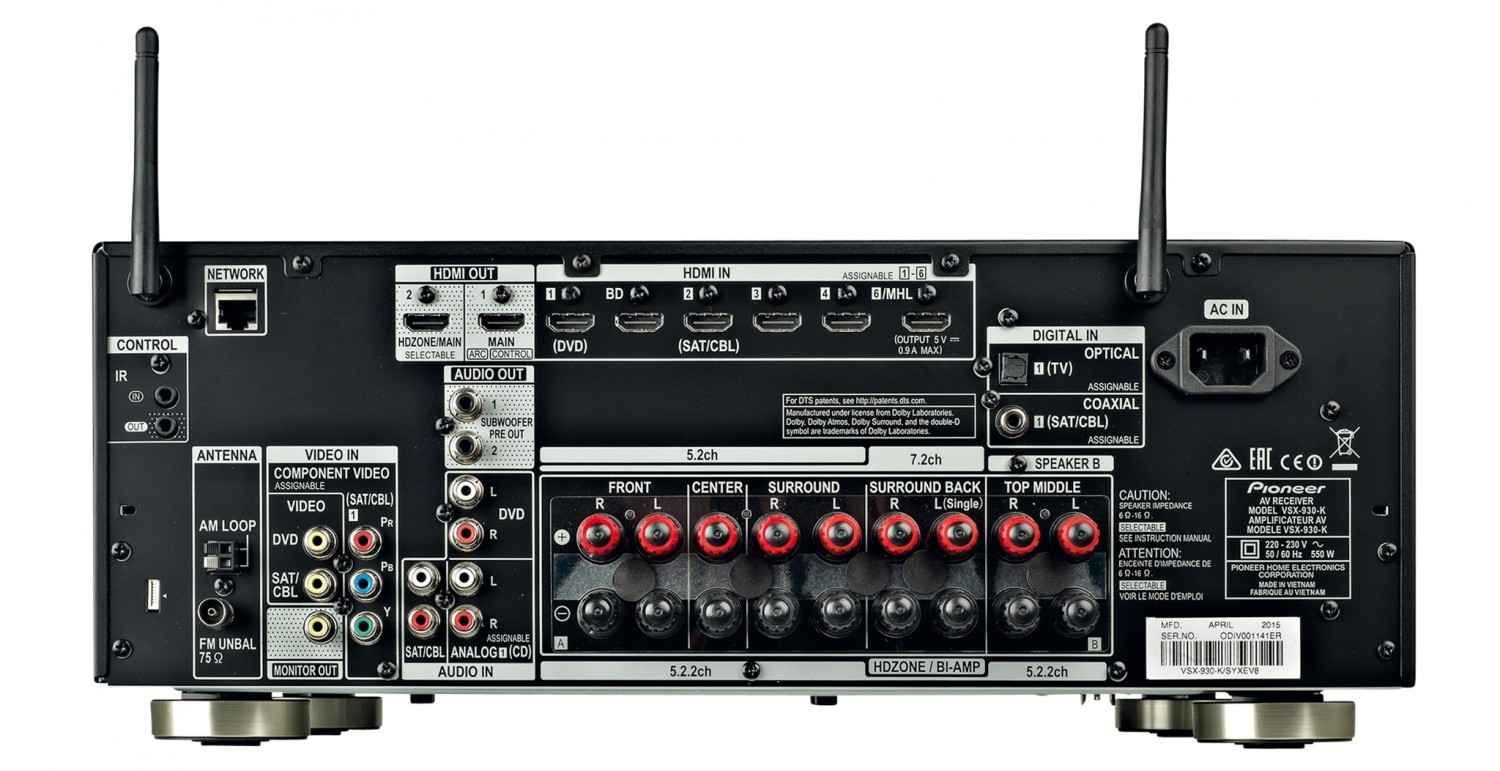 AV-Receiver Pioneer VSX-930 im Test, Bild 4