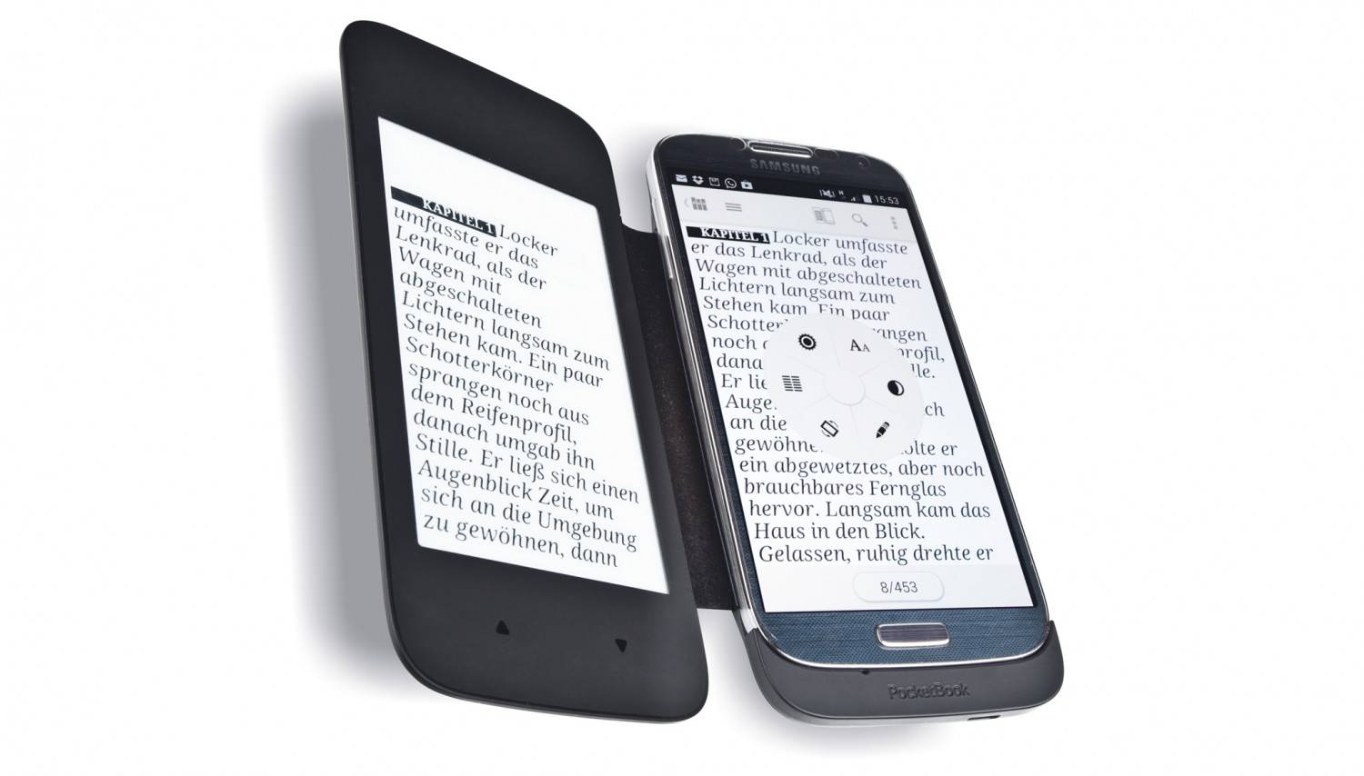 E-Book Reader Pocketbook Coverreader im Test, Bild 1