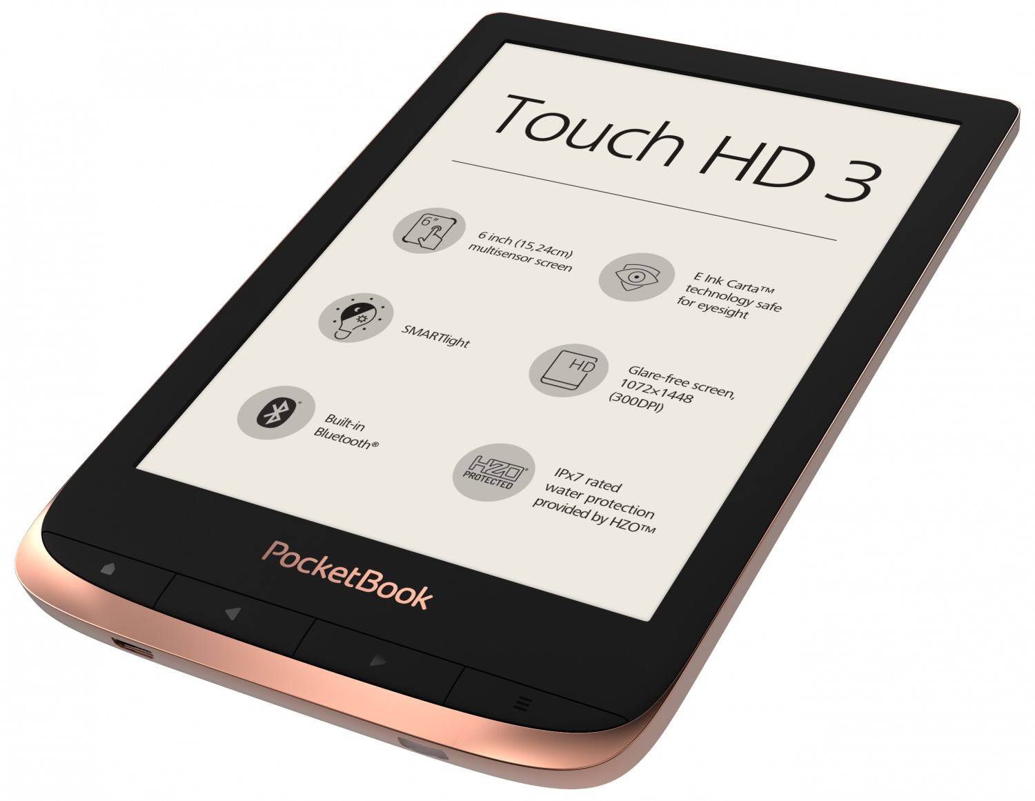 Der Universalist: Pocketbook Touch HD 3, Bild 1 E-Book Reader Pocketbook Touch HD 3 im Test, Bild 1