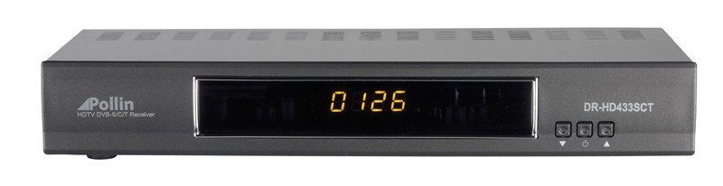 Für alle Empfangswege: Pollin DR-HD433SCT, Bild 1 HDTV-Settop-Box Pollin DR-HD433SCT im Test, Bild 1