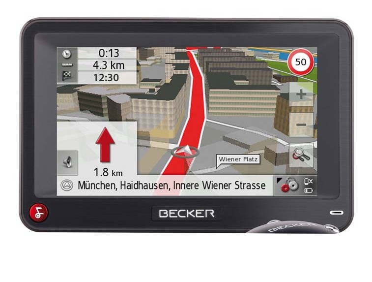 Keine Kompromisse: Becker Professional 43 Control, Bild 2 Portable Navigationssysteme Becker Professional 43 Control im Test, Bild 2