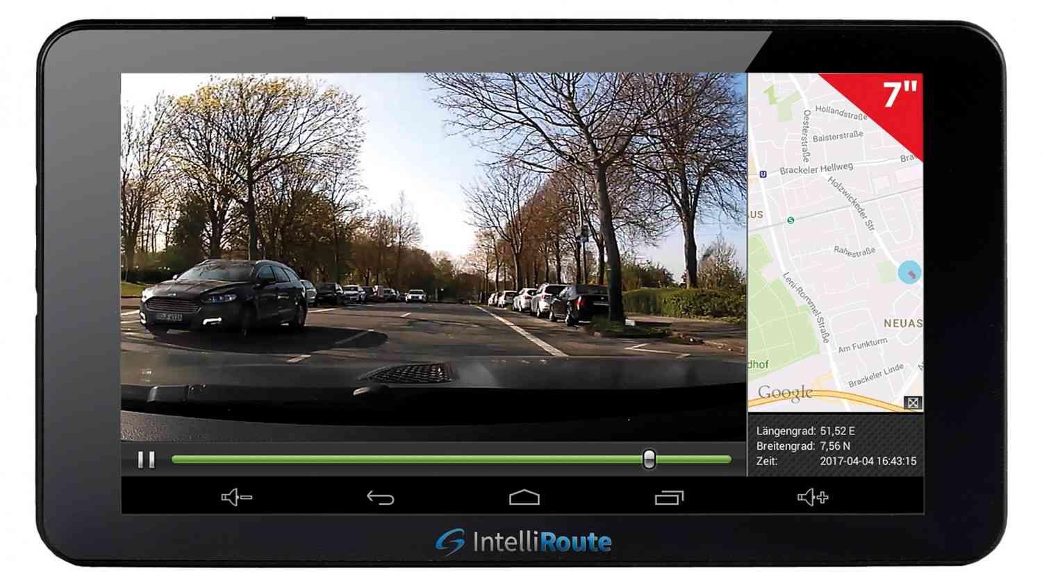 Lkw-Navigation IntelliRoute TR8050 DVR: IntelliRoute TR8050 DVR, Bild 2 Portable Navigationssysteme IntelliRoute TR8050 DVR im Test, Bild 2