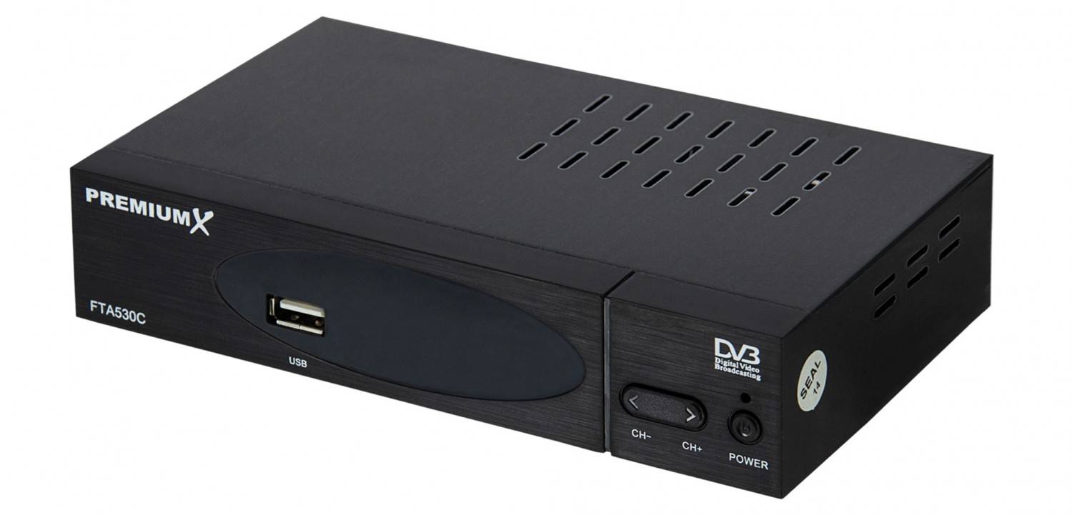 Große Programmvielfalt: PremiumX FTA530C, Bild 1 Sat Receiver ohne Festplatte PremiumX FTA530C im Test, Bild 1