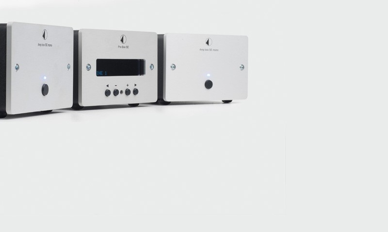 Systemtest: Pro-ject Pre Box SE, Pro-ject Amp Box SE Mono, Bild 1 Stereovorstufen Pro-ject Pre Box SE, Pro-ject Amp Box SE Mono im Test , Bild 1