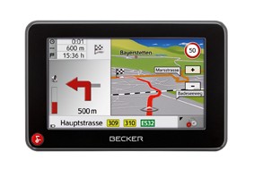 Serientest: Becker Traffic Assist Z113, Falk M4 3rd, Bild 3 Portable Navigationssysteme Becker Traffic Assist Z113, Falk M4 3rd im Test , Bild 3
