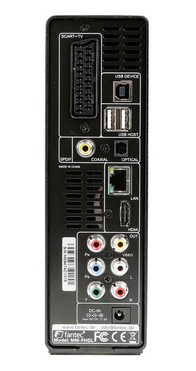 Allesfresser: Fantec MM-FHDL, Bild 3 DLNA- / Netzwerk- Clients / Server / Player Fantec MM-FHDL im Test, Bild 3