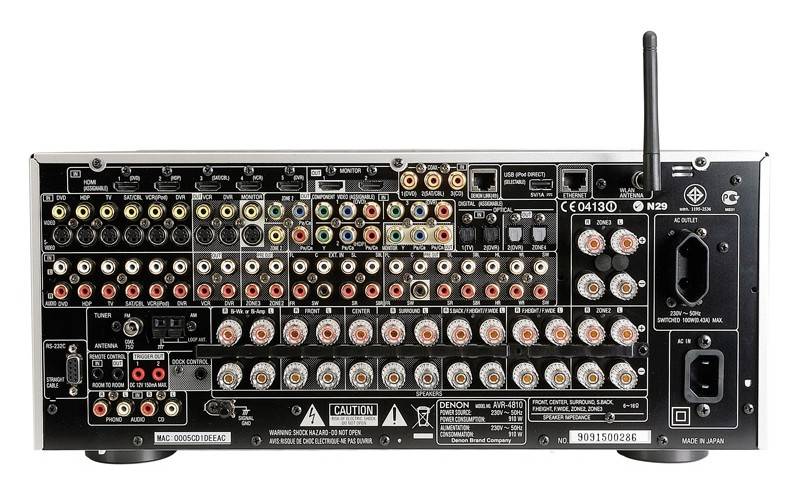 Alle neune!: Denon AVR-4810, Bild 2 AV-Receiver Denon AVR-4810 im Test, Bild 2