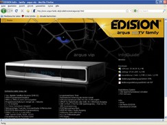 Großflächiger HDTV-Start: Edision Argus vip, Bild 4 Sat Receiver ohne Festplatte Edision Argus vip im Test, Bild 4