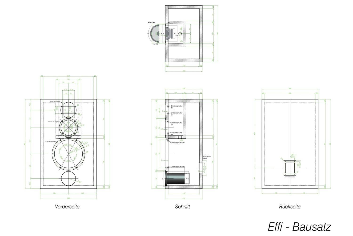 Lautsprecherbausätze Pure Dynamics Effi im Test, Bild 7