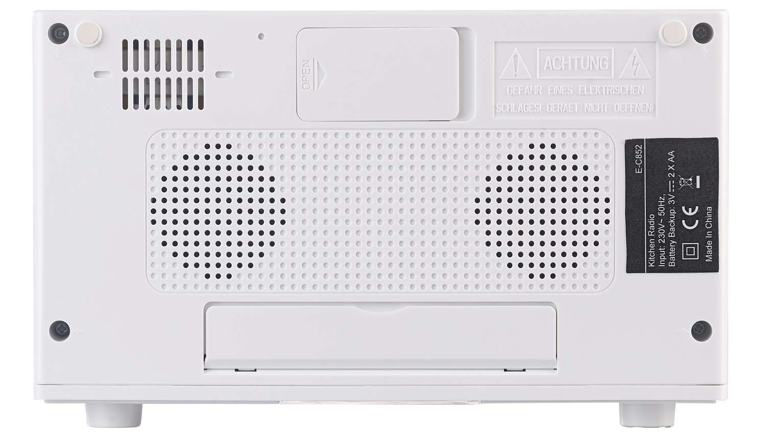 Küchenradio mit Bluetooth: Auvisio Unterbau Küchenradio, Bild 4 Radios Auvisio Unterbau Küchenradio im Test, Bild 4
