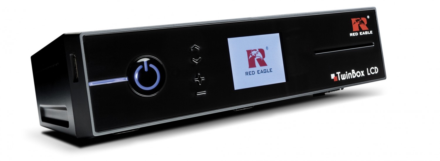 Linux-Power: RedEagle TwinBox LCD, Bild 1 Sat Receiver ohne Festplatte RedEagle TwinBox LCD im Test, Bild 1