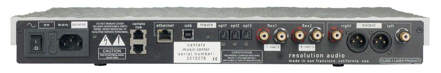 D/A-Wandler Resolution Audio Cantata Music Center 3.0 im Test, Bild 6