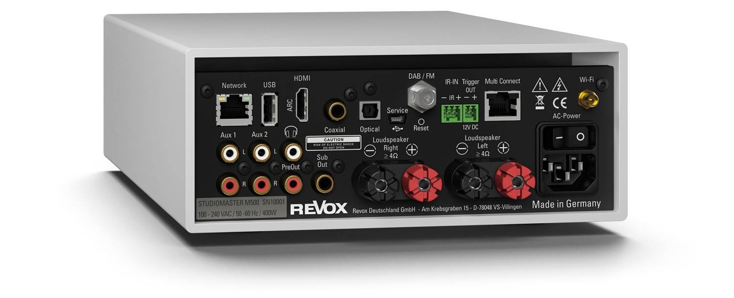 Das neuartige Audiosystem: Revox Studiomaster M500, Bild 11 All-in-one-System Revox Studiomaster M500 im Test, Bild 11