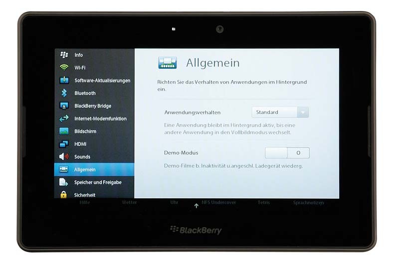 Tablets RIM Blackberry PlayBook im Test, Bild 16