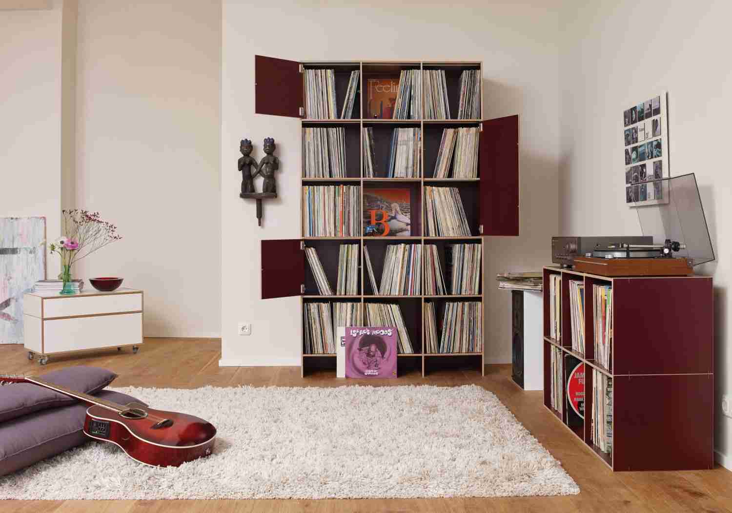 Hifi & TV Möbel rio-Regalsystem Platten- und Geräteaufbewahrung im Test, Bild 7