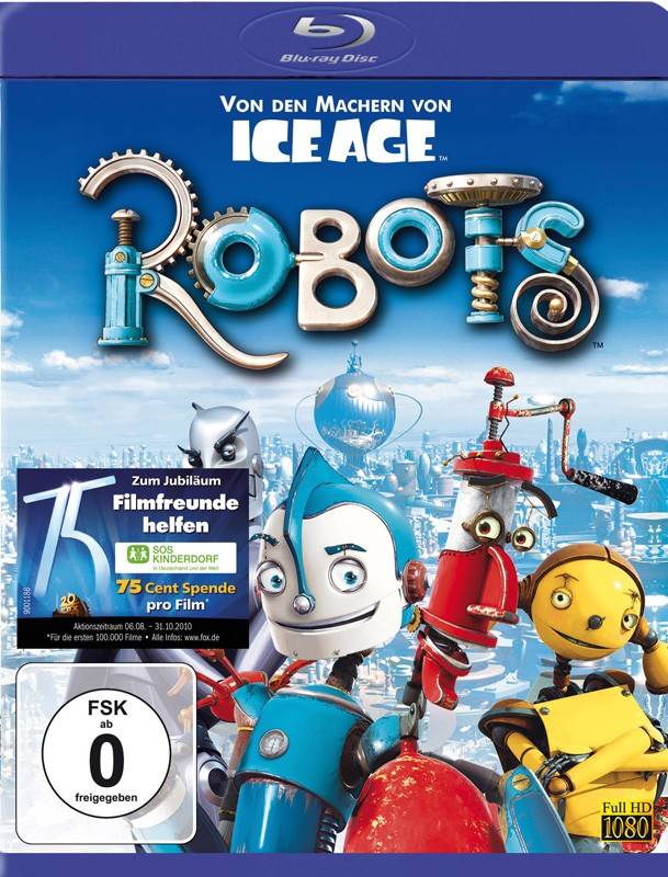 Blu-ray Film Robots (Fox) im Test, Bild 1