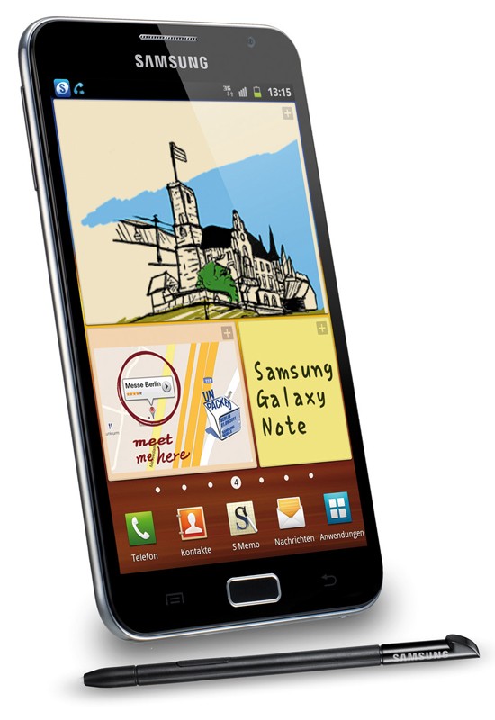 Smart-Tablet: Samsung GT-N7000 Note, Bild 1 Tablets Samsung GT-N7000 Note im Test, Bild 1