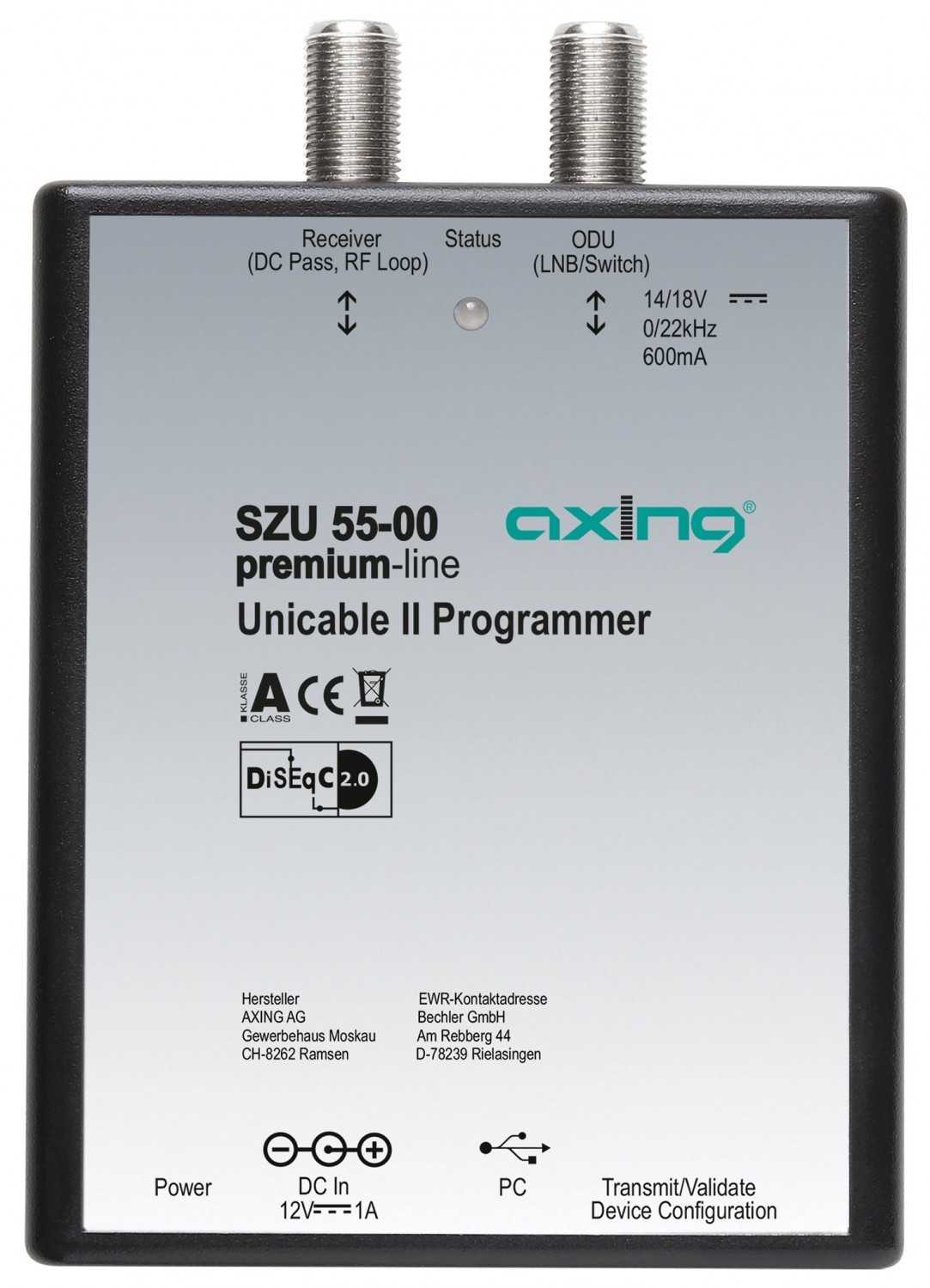 Platzsparende Sat-Verteilung: Axing Unicable II-System, Bild 2 Sat-Anlagen Axing Unicable II-System im Test, Bild 2