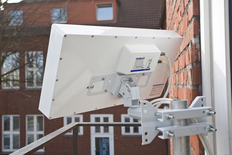 Extra flache Sat-Antenne: Humax H38D2, Bild 3 Sat-Anlagen Humax H38D2 im Test, Bild 3