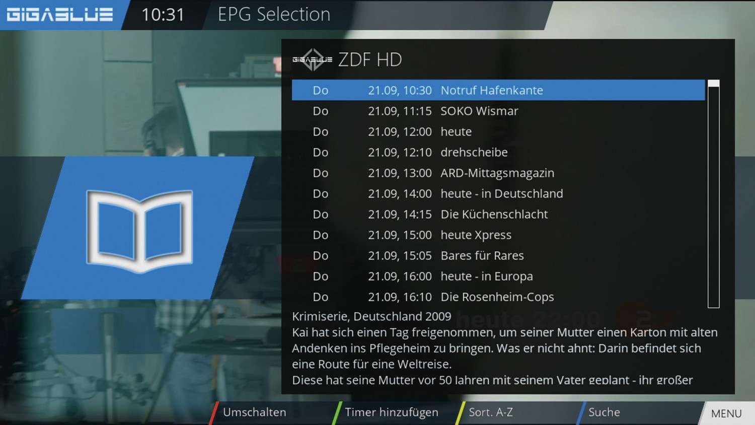 Hochauflösende Programmvielfalt: Gigablue UHD Quad 4K, Bild 4 Sat Receiver mit Festplatte Gigablue UHD Quad 4K im Test, Bild 4