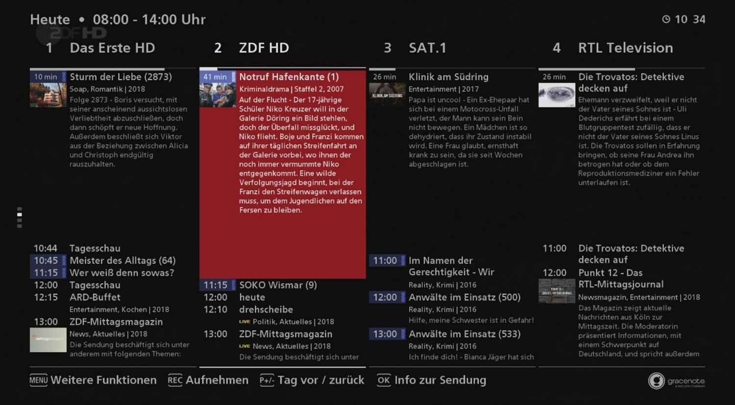 Ultra-HD-Sat-Receiver Kathrein UFSconnect 926: Kathrein UFSconnect 926, Bild 8 Sat Receiver mit Festplatte Kathrein UFSconnect 926 im Test, Bild 8