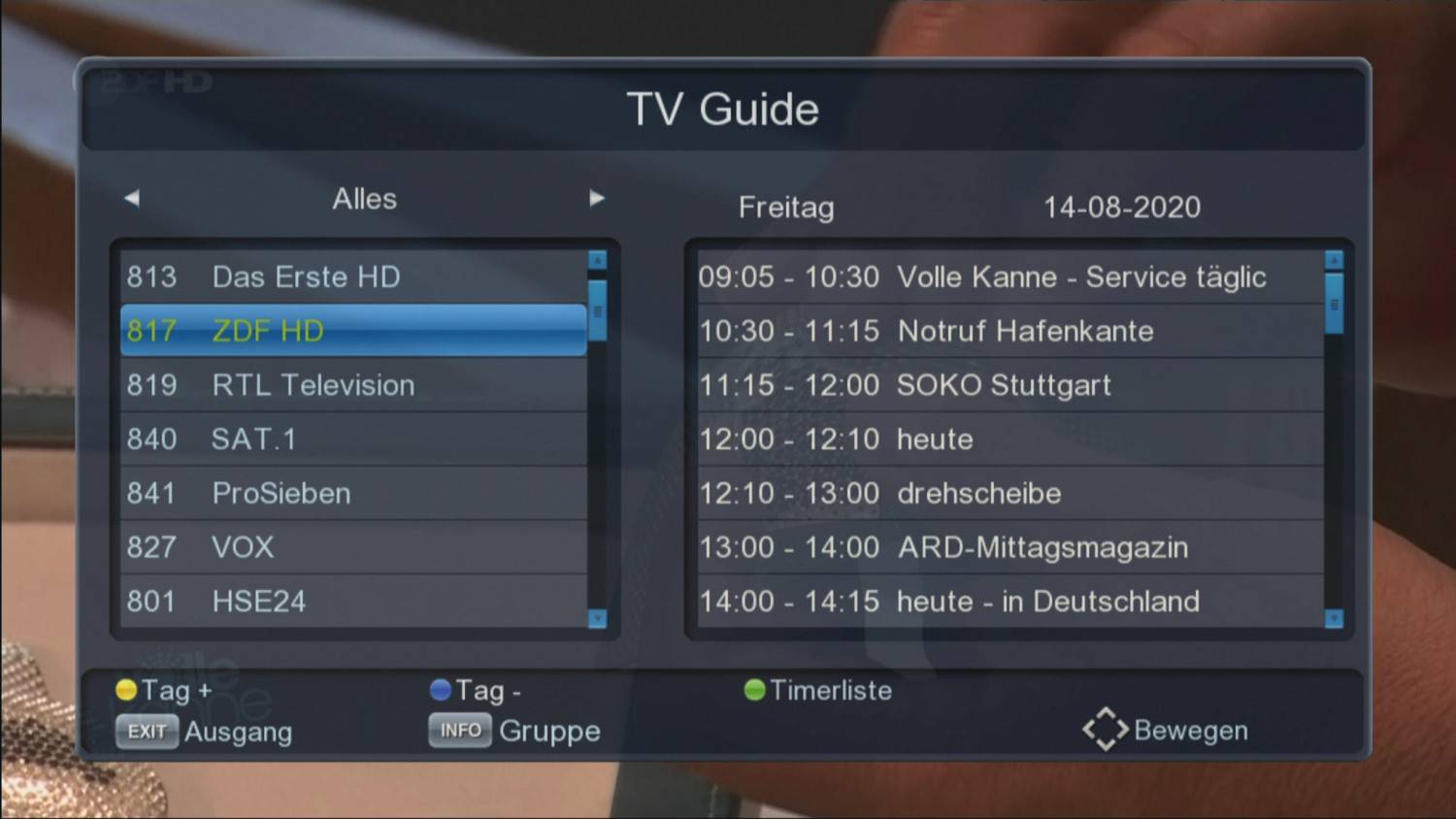 Große Programmvielfalt: PremiumX FTA530C, Bild 2 Sat Receiver ohne Festplatte PremiumX FTA530C im Test, Bild 2