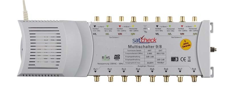 Zubehör Heimkino SatCheck Multischalter MS-98-SC im Test, Bild 3