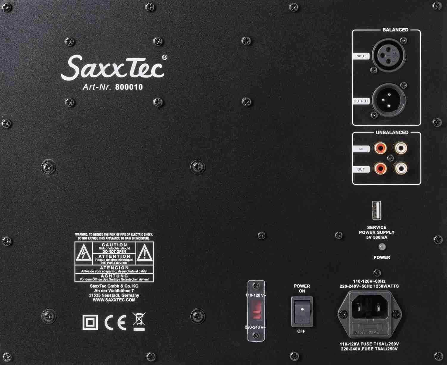 Subwoofer (Home) Saxx deepSOUND DS 150 DSP im Test, Bild 3