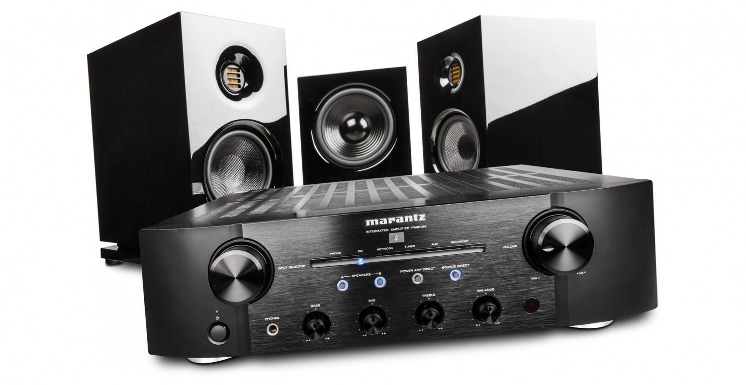 Clever kombiniert: Saxxtec CLX 3 / DS 120 DSP / Marantz PM8006, Bild 1 Stereoanlagen Saxxtec CLX 3 / DS 120 DSP / Marantz PM8006 im Test, Bild 1