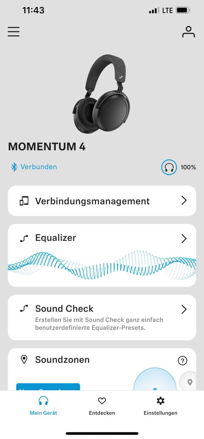 Kopfhörer Hifi Sennheiser Momentum 4 im Test, Bild 2