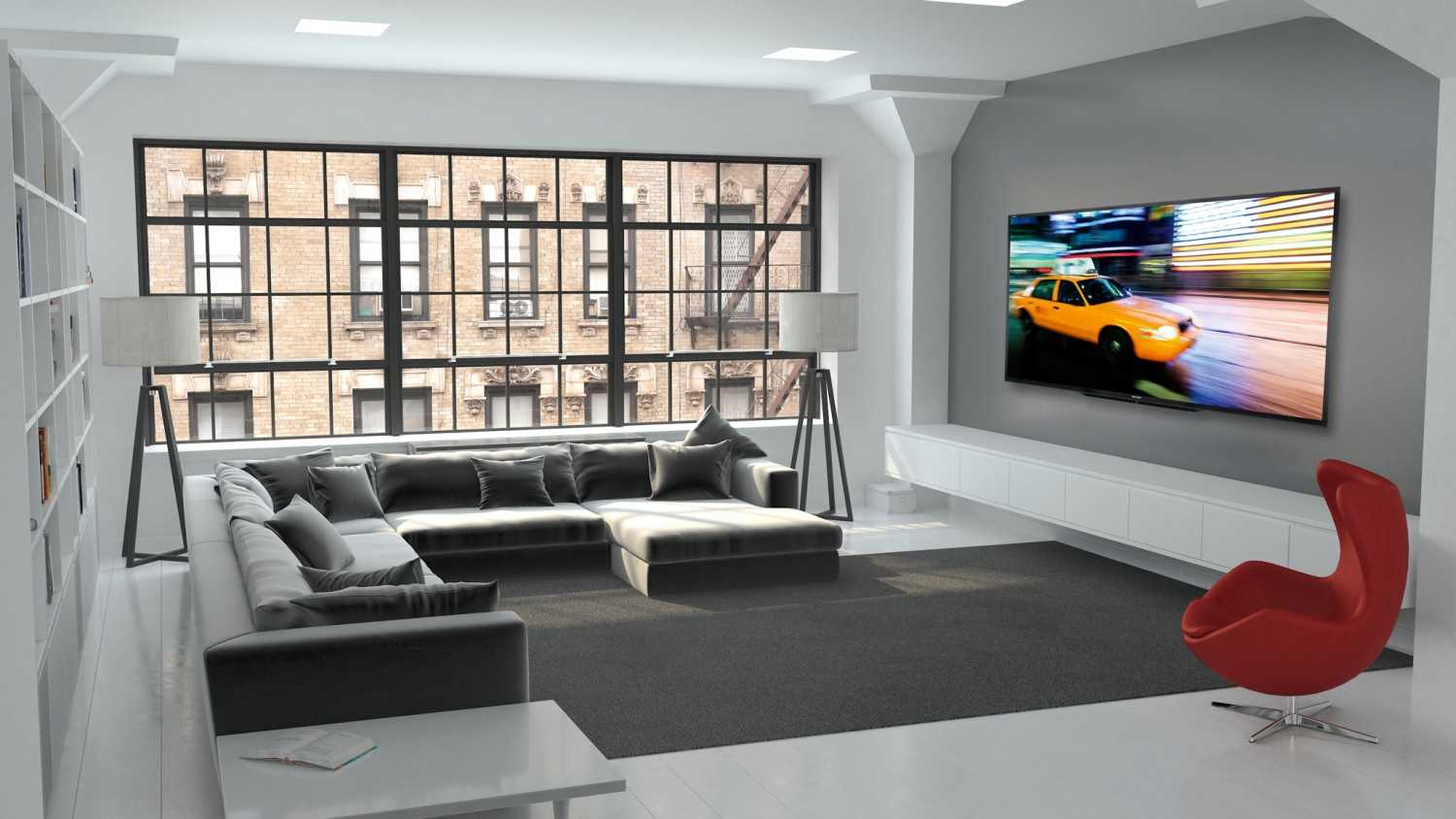 Bigger Is Better: Sharp LC-90LE757E, Bild 1 Fernseher Sharp LC-90LE757E im Test, Bild 1