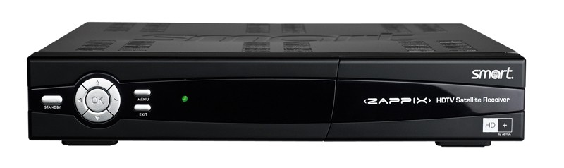 Sat Receiver ohne Festplatte Smart Zappix HD+ im Test, Bild 1