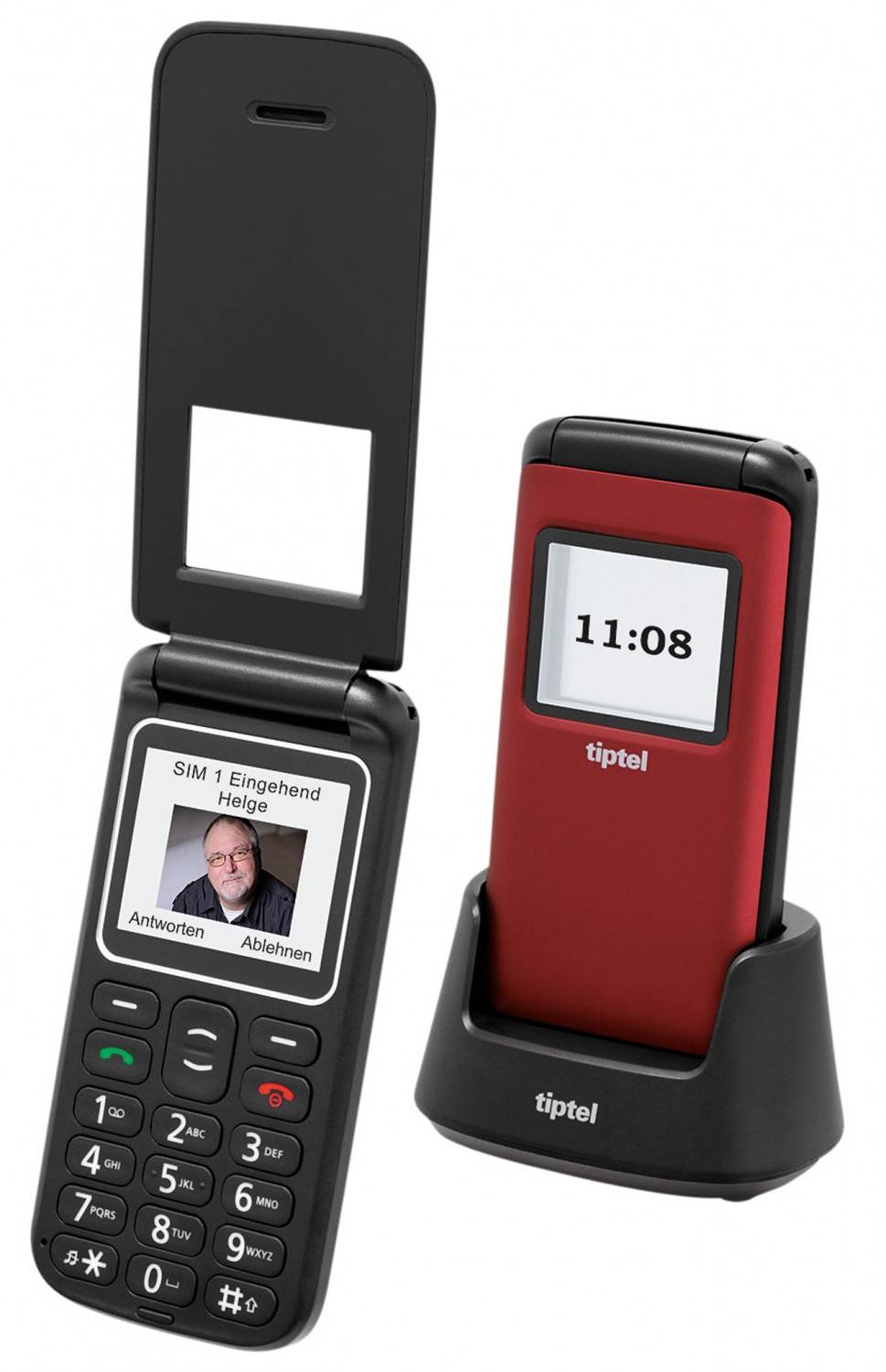 Ein Klassiker: Tiptel Ergophone 6240, 6242, 6243 Klapphandy, Bild 2 Smartphones Tiptel Ergophone 6240, 6242, 6243 Klapphandy im Test, Bild 2