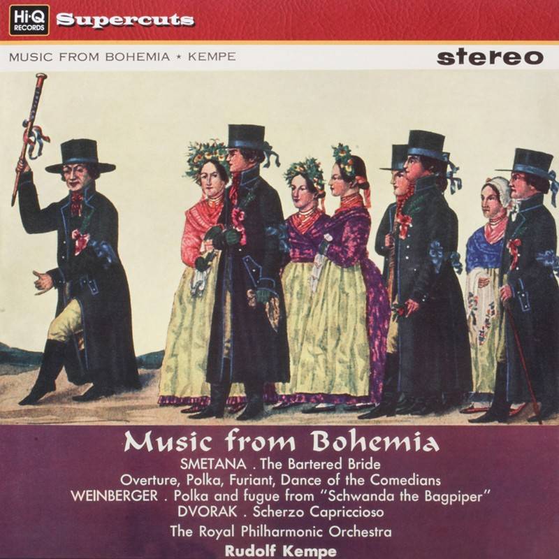 Smetana, Dvorak, Weinberger: Music from Bohemia Royal Philharmonic Orchestra, Rudolf Kempe: Smetana, Dvorak, Weinberger: Music from Bohemia Royal Philharmonic Orchestra, Rudolf Kempe (EMI/HiQ), Bild 1 Schallplatte Smetana, Dvorak, Weinberger: Music from Bohemia Royal Philharmonic Orchestra, Rudolf Kempe (EMI/HiQ) im Test, Bild 1