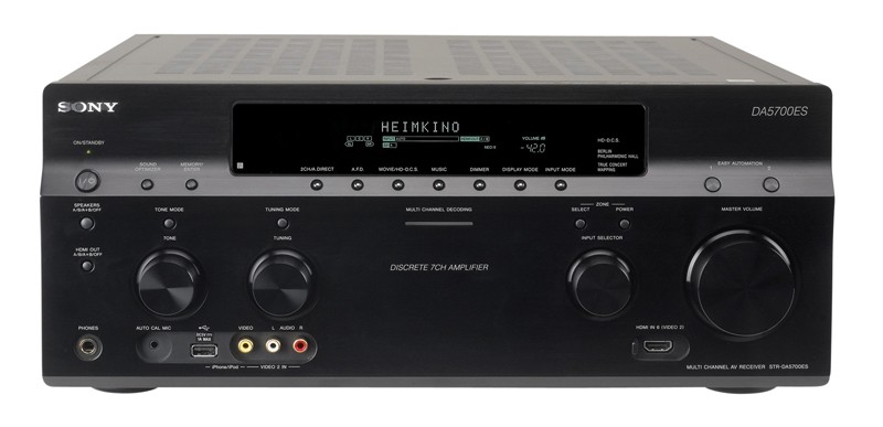 Back in Town: Sony STR-DA5700ES, Bild 1 AV-Receiver Sony STR-DA5700ES im Test, Bild 1