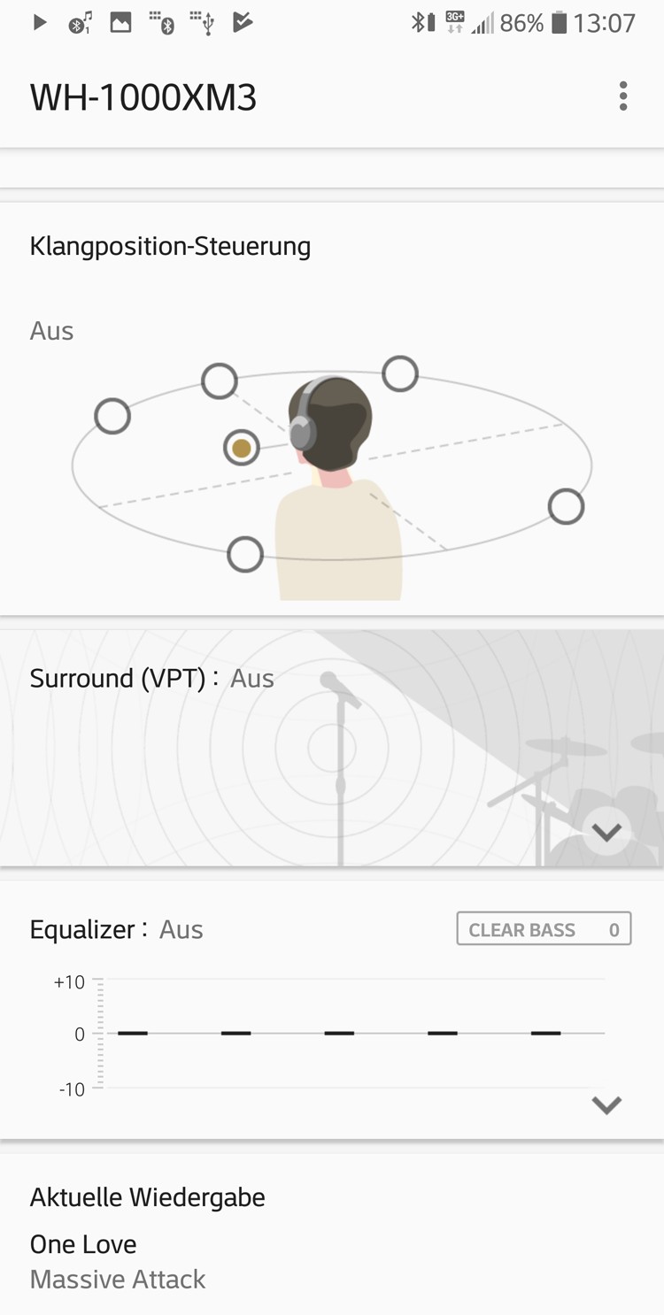 Kopfhörer Noise Cancelling Sony WH-1000XM3 im Test, Bild 6