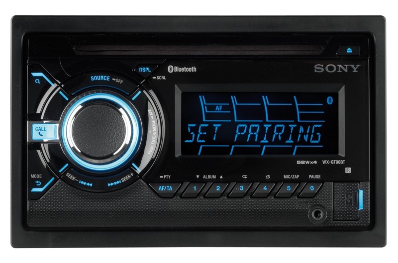 Klassisches Design, moderne Technik: Sony WX-GT90BT, Bild 1 2-DIN-Autoradios Sony WX-GT90BT im Test, Bild 1