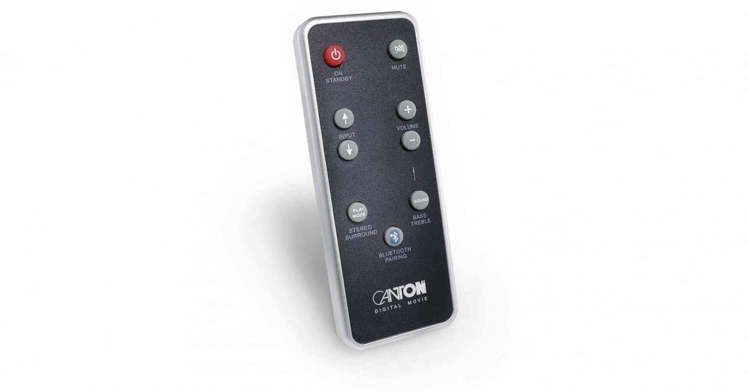 Flach und elegant: Cantons 2.1-Virtual-Surroundsystem DM 60: Canton DM 60, Bild 4 Soundbar Canton DM 60 im Test, Bild 4