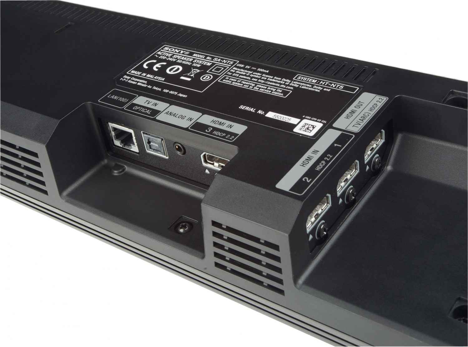 Schlank, schwarz und schlau: Sony HT-NT5, Bild 3 Soundbar Sony HT-NT5 im Test, Bild 3