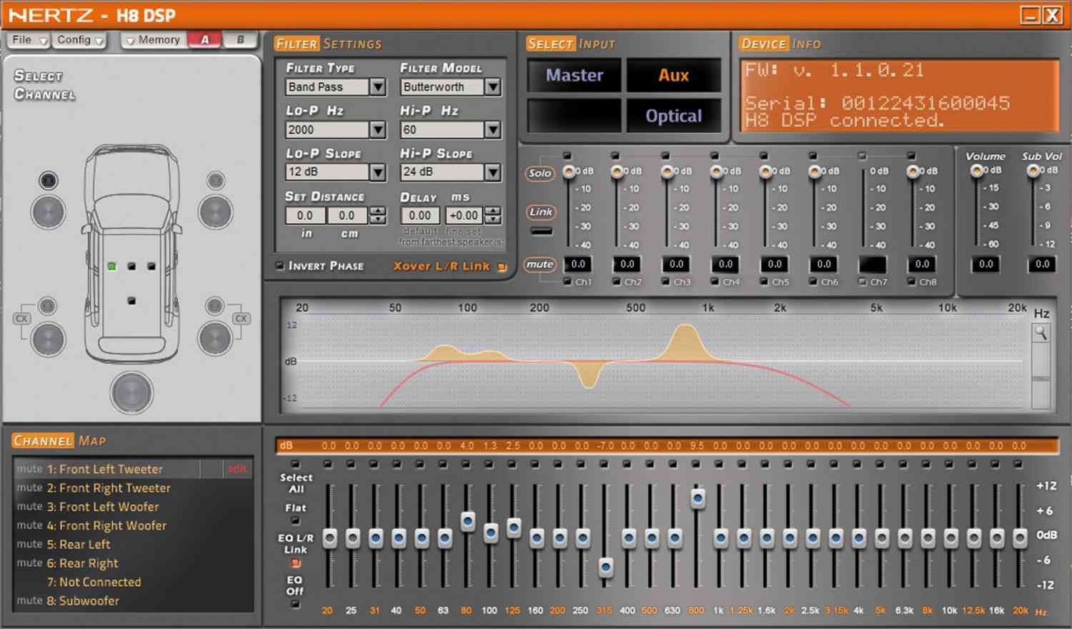 Vernunftsache: Hertz H8 DSP, Bild 3 Soundprozessoren Hertz H8 DSP im Test, Bild 3