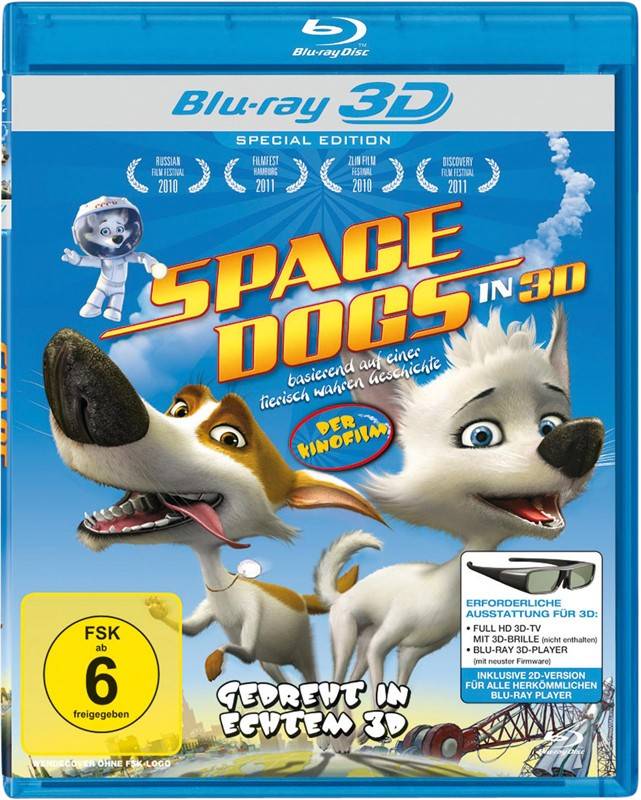 Space Dogs: Space Dogs (dtp entertainment), Bild 1 Blu-ray Film Space Dogs (dtp entertainment) im Test, Bild 1